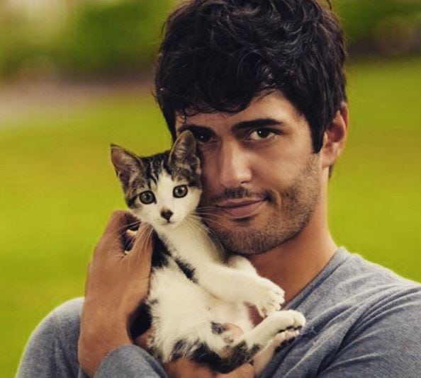 hot dudes with cats 8
