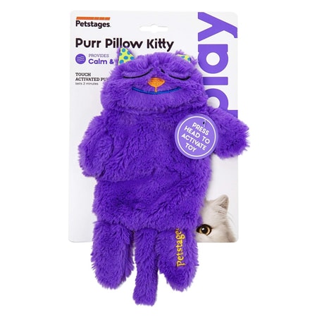 Catstages Purr Pillow Kitty Soothing Plush Cat Toy