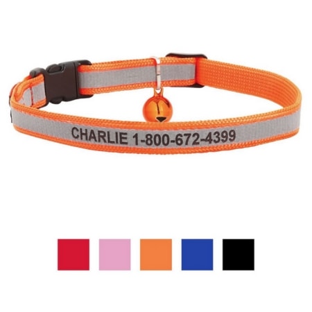 GoTags Nylon Breakaway Cat Collar with Bell