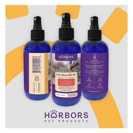 Harbors Cat Repellent and Scratch Deterrent