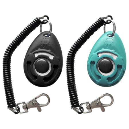 HoAoOo Pet Training Clicker with Wrist Strap