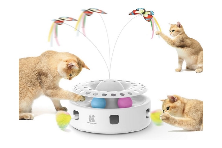 Potaroma Cat Toys 3in1 Automatic Interactive Kitten Toy